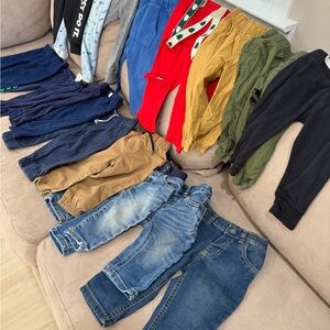 Bundle of 17 Stylish Kids Bottoms Collection size 12mos